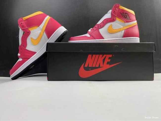 Bmlin Shoes OGLight 1 555088-603 Air High Jordan Red Fusion 0811